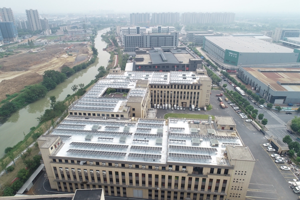杭州腾力工具有限公司651.2KWp屋顶分布式光伏电站项目